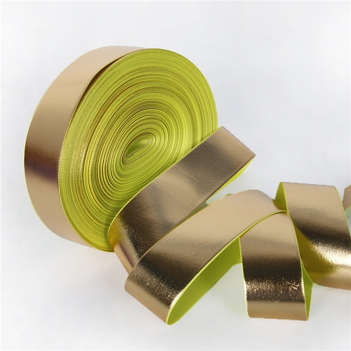 Cinta metalizada 1.5 pulg dorado