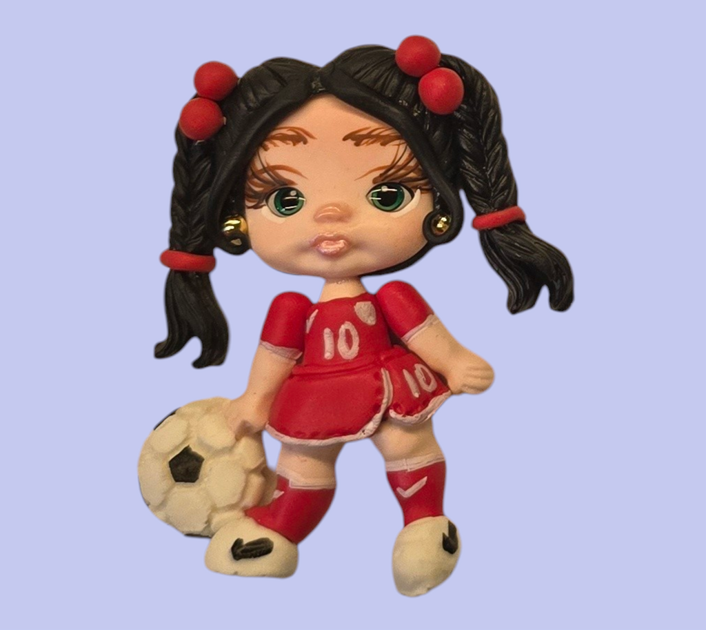 Aplique porcelana niñas mundial