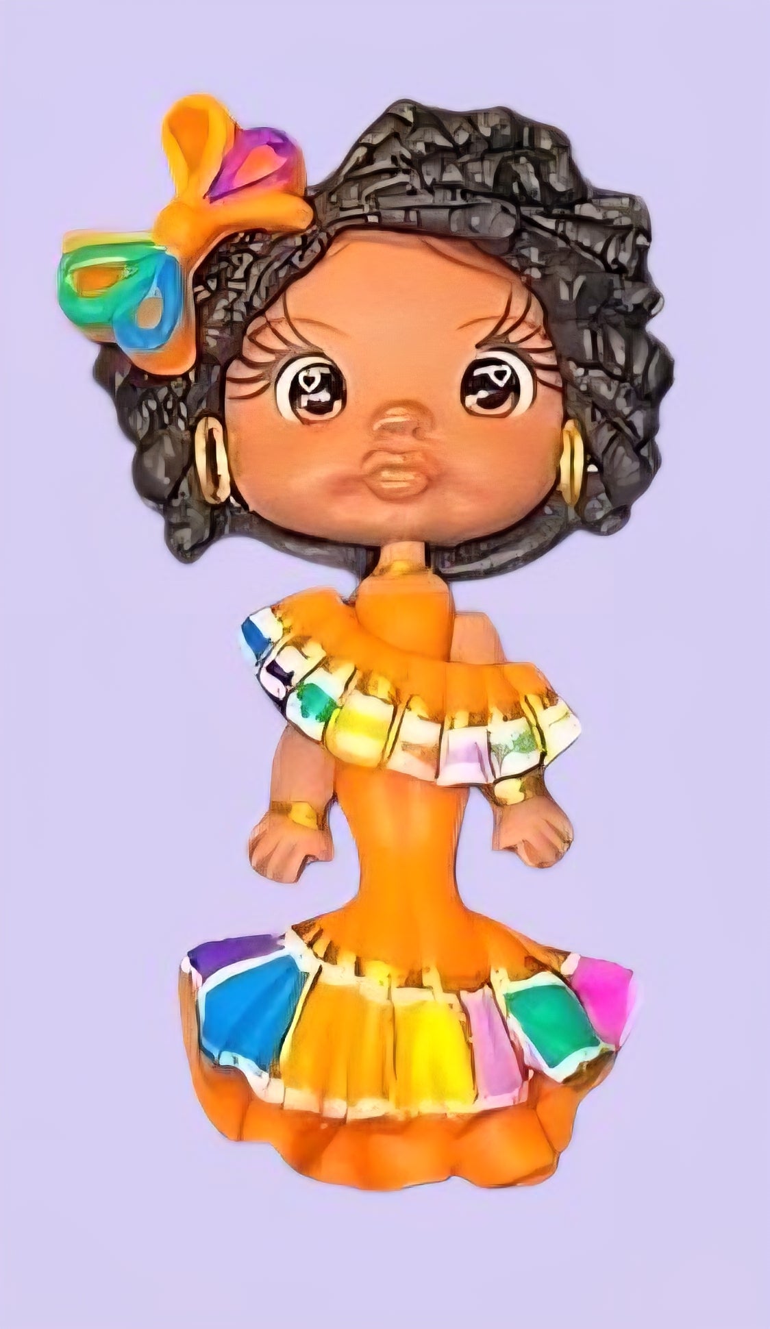 Porcelana Etnia negra
