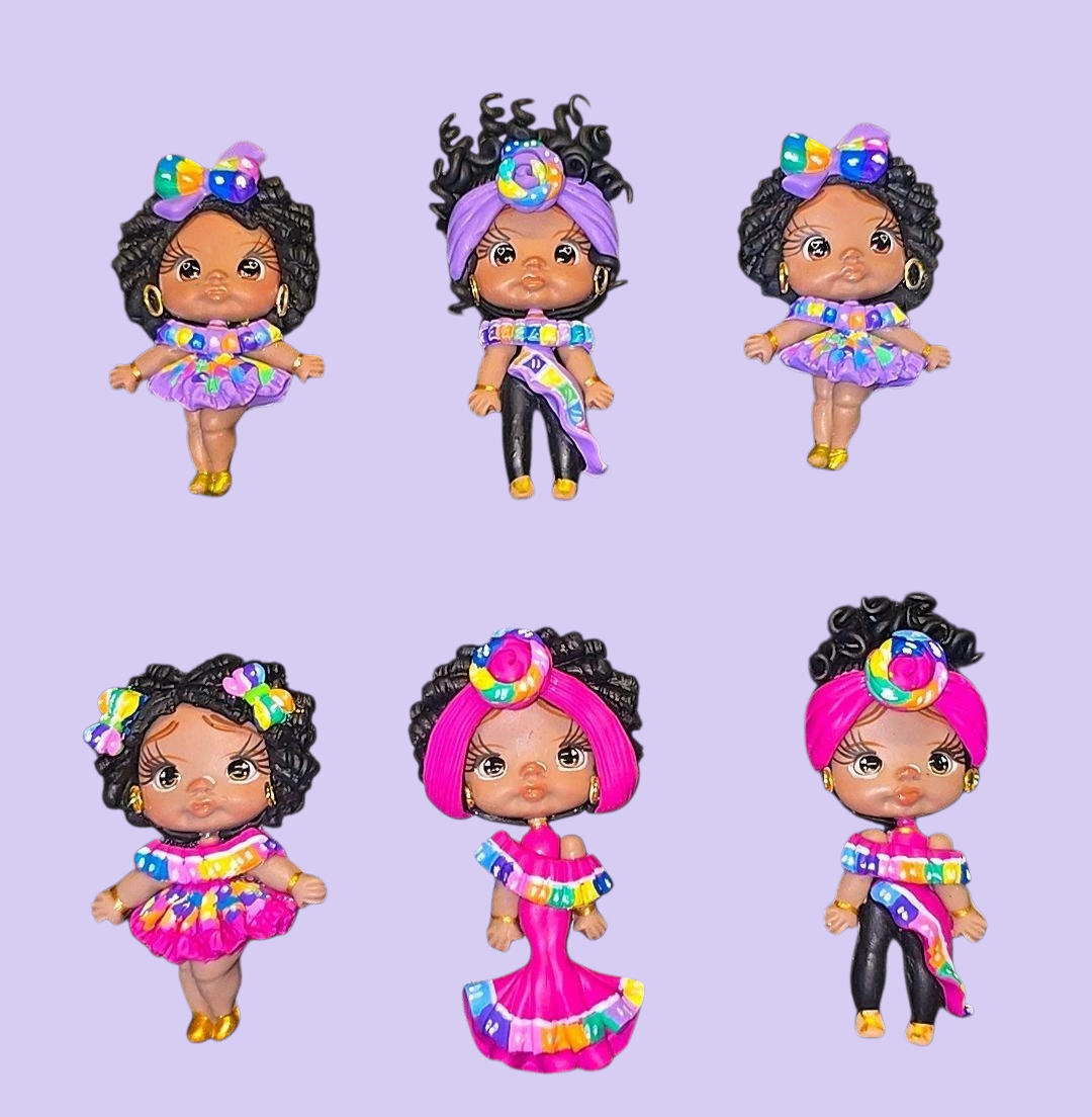 Porcelana Etnia negra