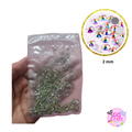 Bolsita rhinestone 2 mm