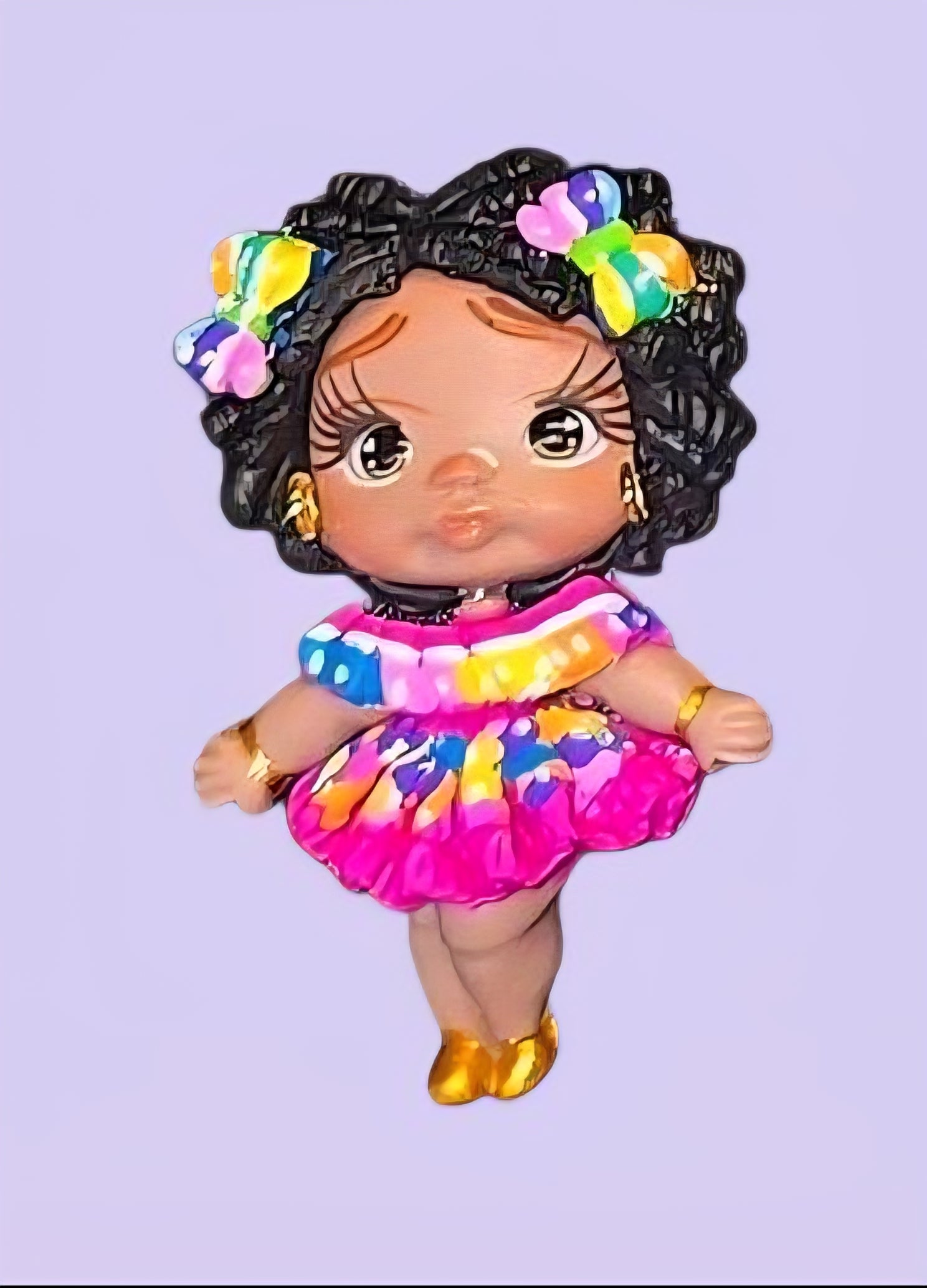Porcelana Etnia negra