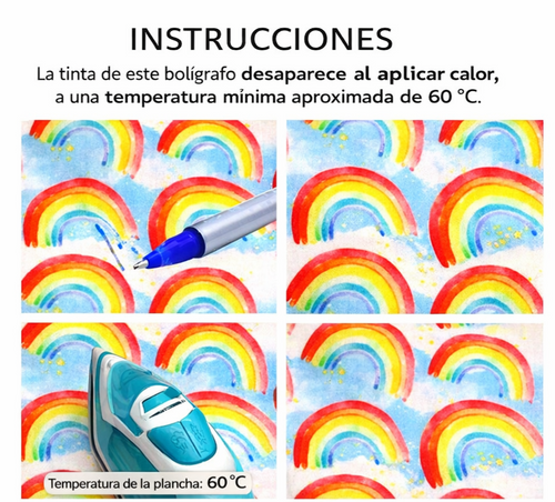 Bolígrafo térmico borrable
