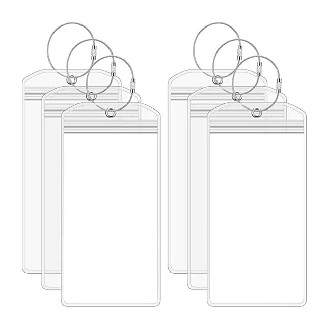Porta Tag PVC impermeable