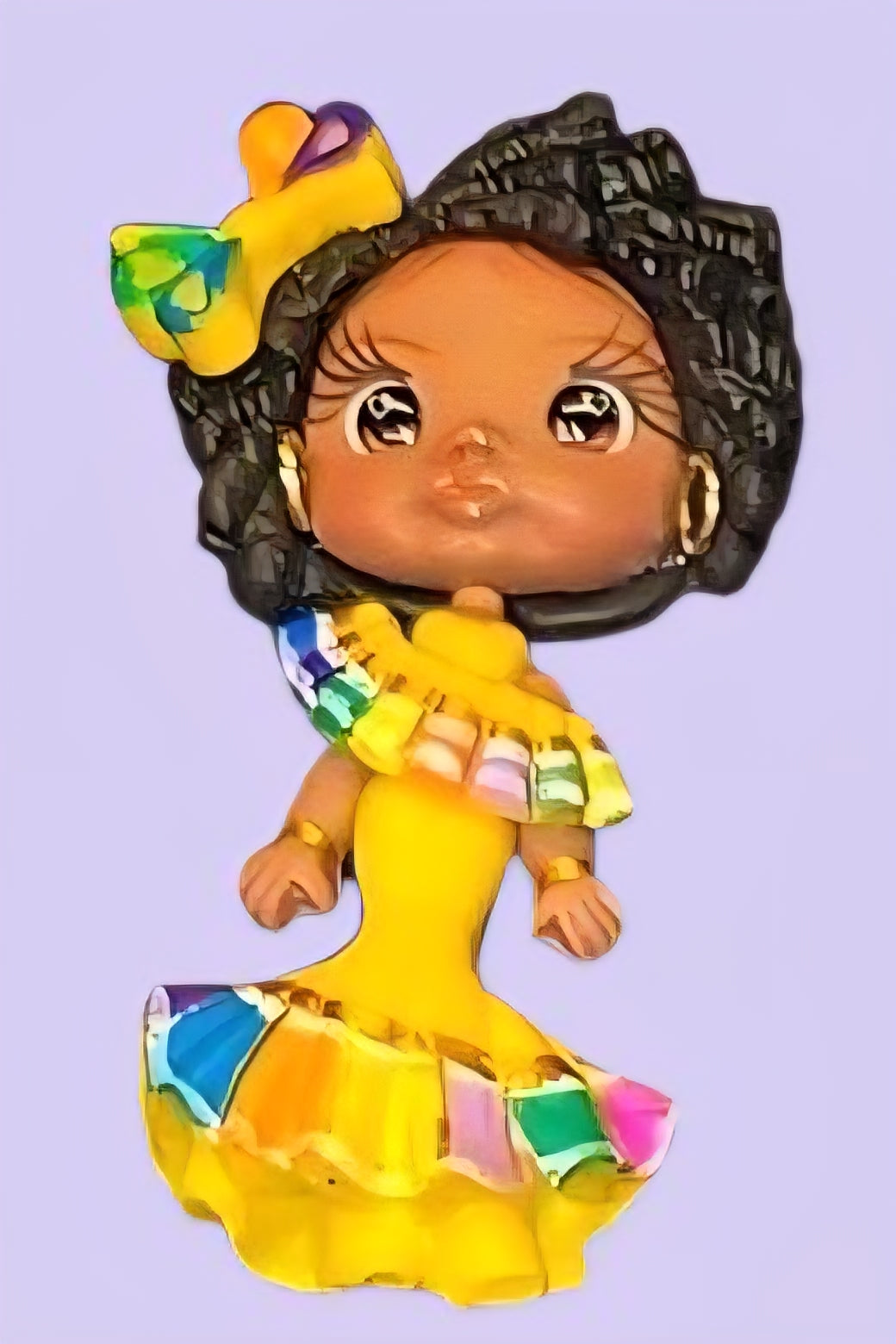 Porcelana Etnia negra