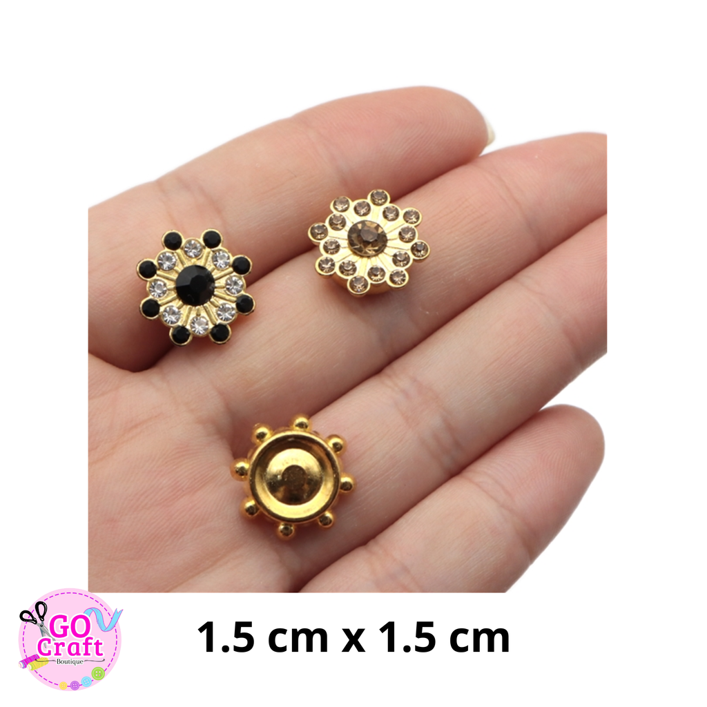 Docena de roseta rhinestone