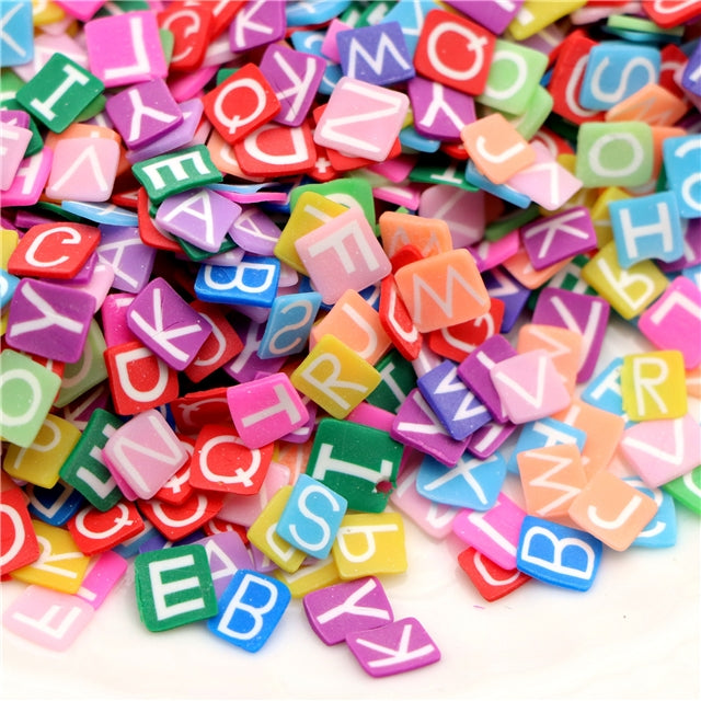 Bolsita fimo letras 20 gramos