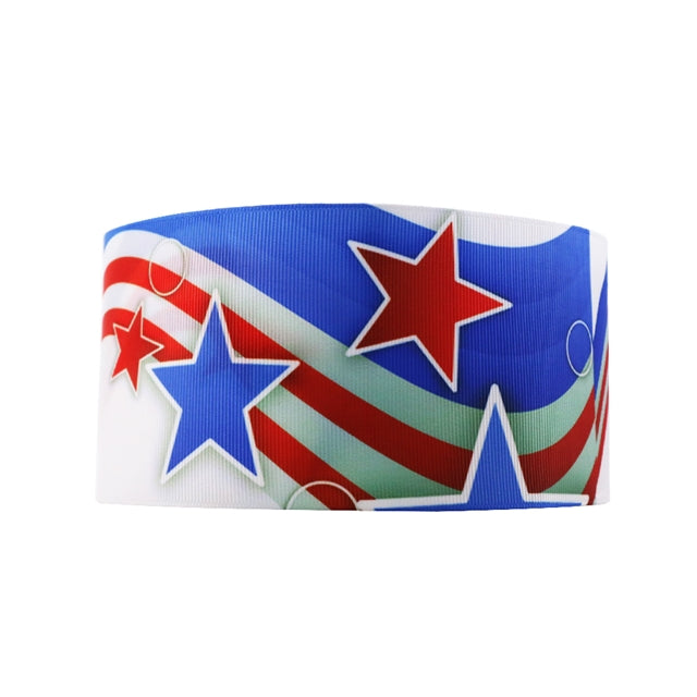 Cintas estampadas tricolor